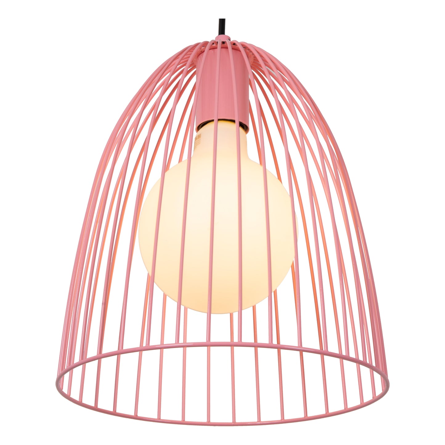 Lucide MACARONS - Pendant light - Ø 24,5 cm - 1xE27 - Pink