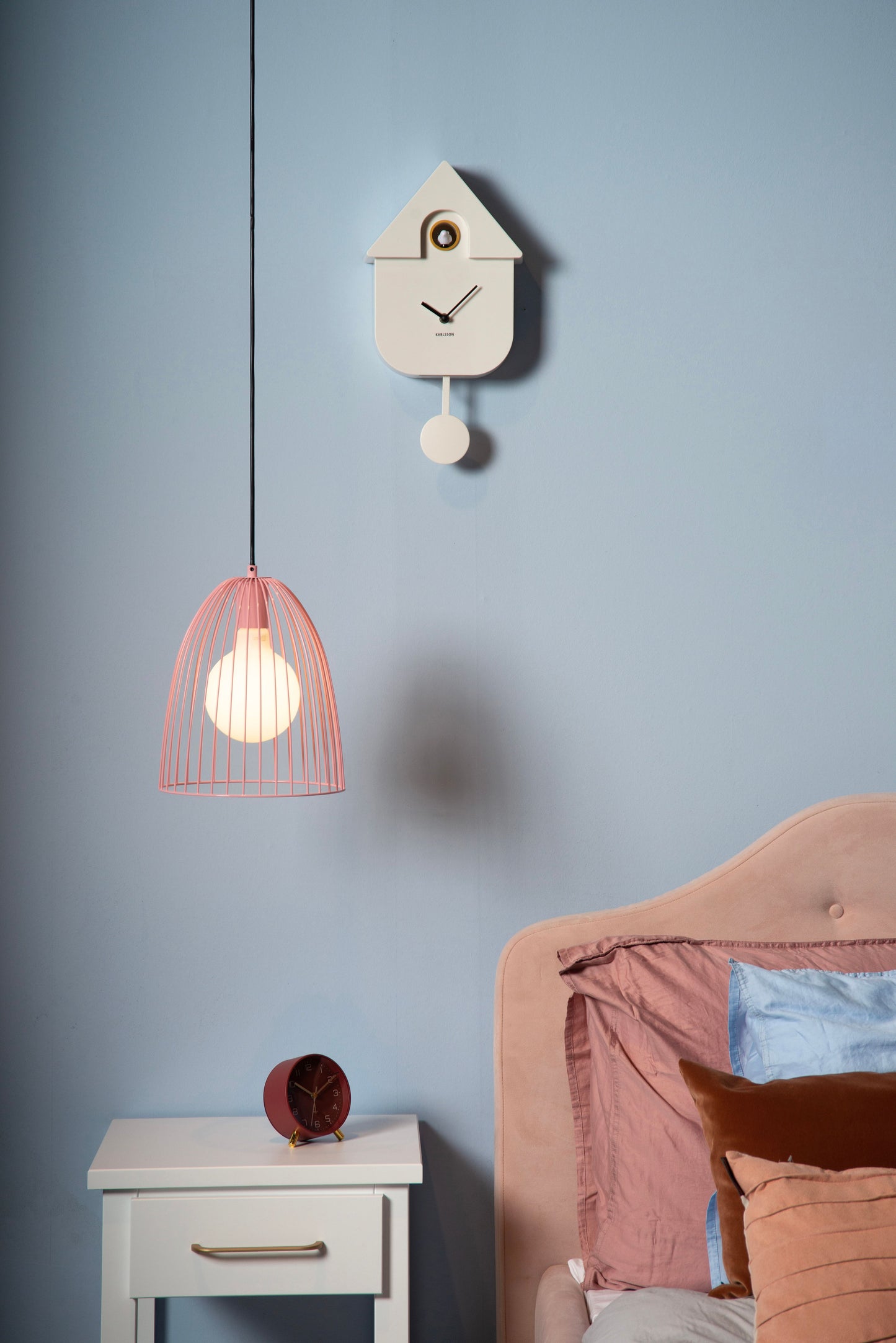 Lucide MACARONS - Pendant light - Ø 24,5 cm - 1xE27 - Pink