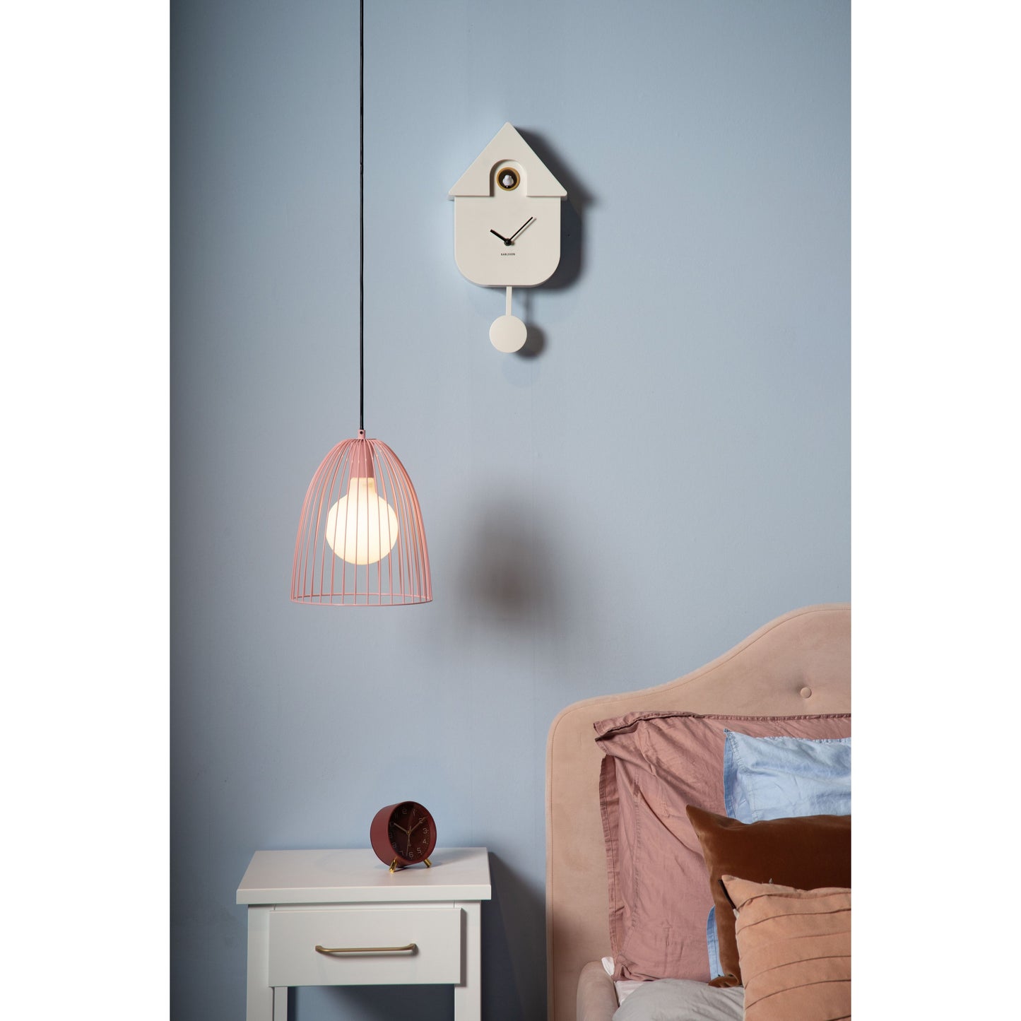 Lucide MACARONS - Pendant light - Ø 24,5 cm - 1xE27 - Pink