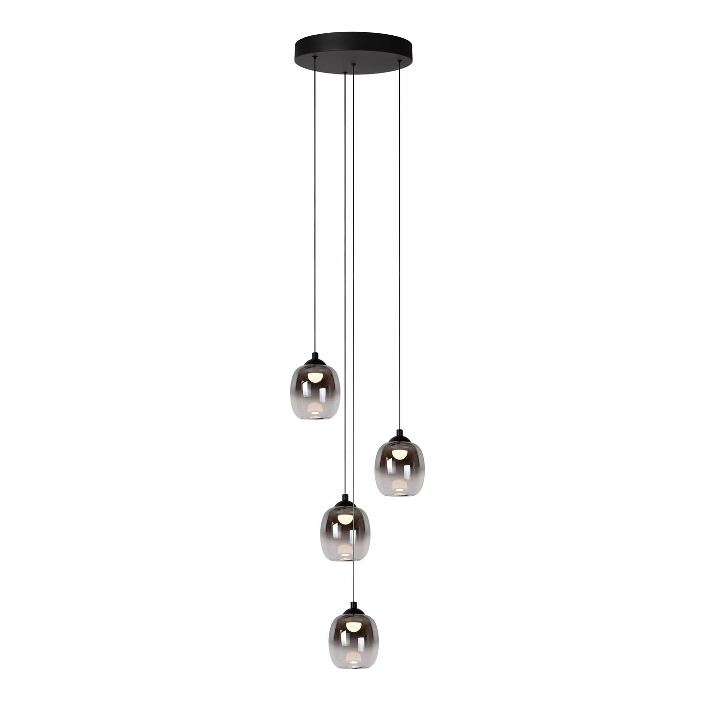 Lucide TAMINO - Pendant light - Ø 36 cm - LED Dim. - 4x5,2W 3000K - Black