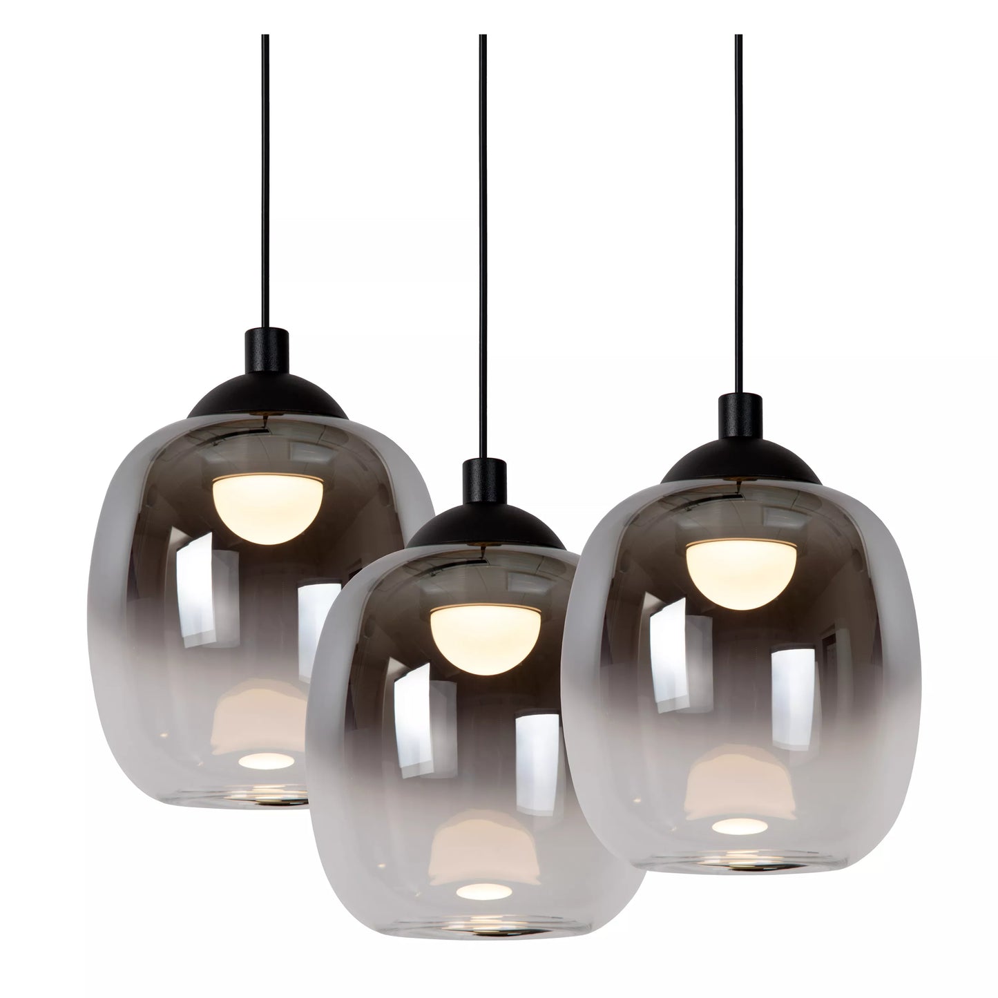 Lucide TAMINO - Pendant light - Ø 36 cm - LED Dim. - 4x5,2W 3000K - Black