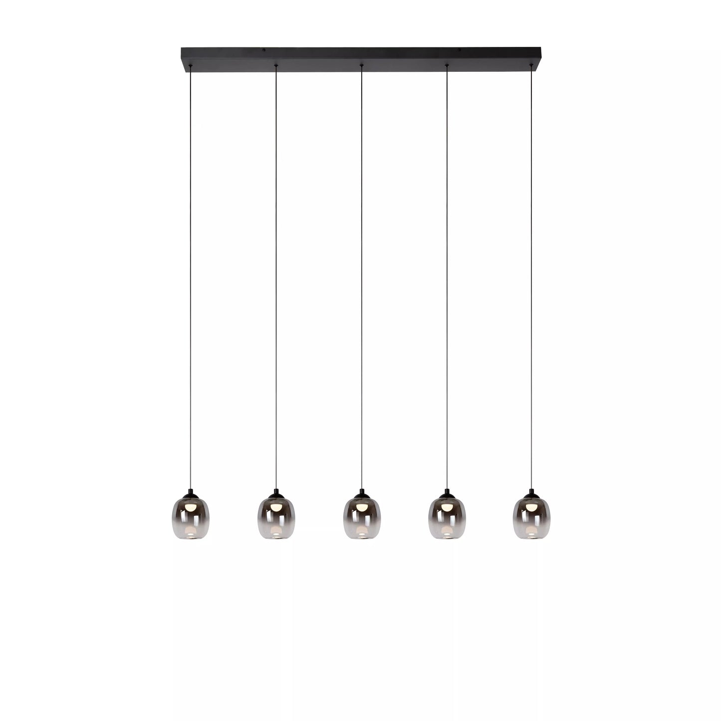 Lucide TAMINO - Pendant light - LED Dim. - 5x5,6W 3000K - Black