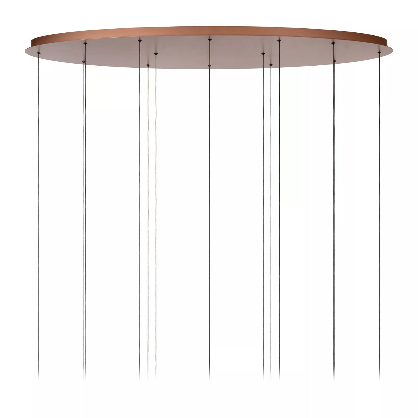 Lucide JASMINE - Pendant light - LED Dim. - CCT - 14x4,4W 2200K/3300K - Suitable for double-height spaces and high ceiling - Copper | Premium