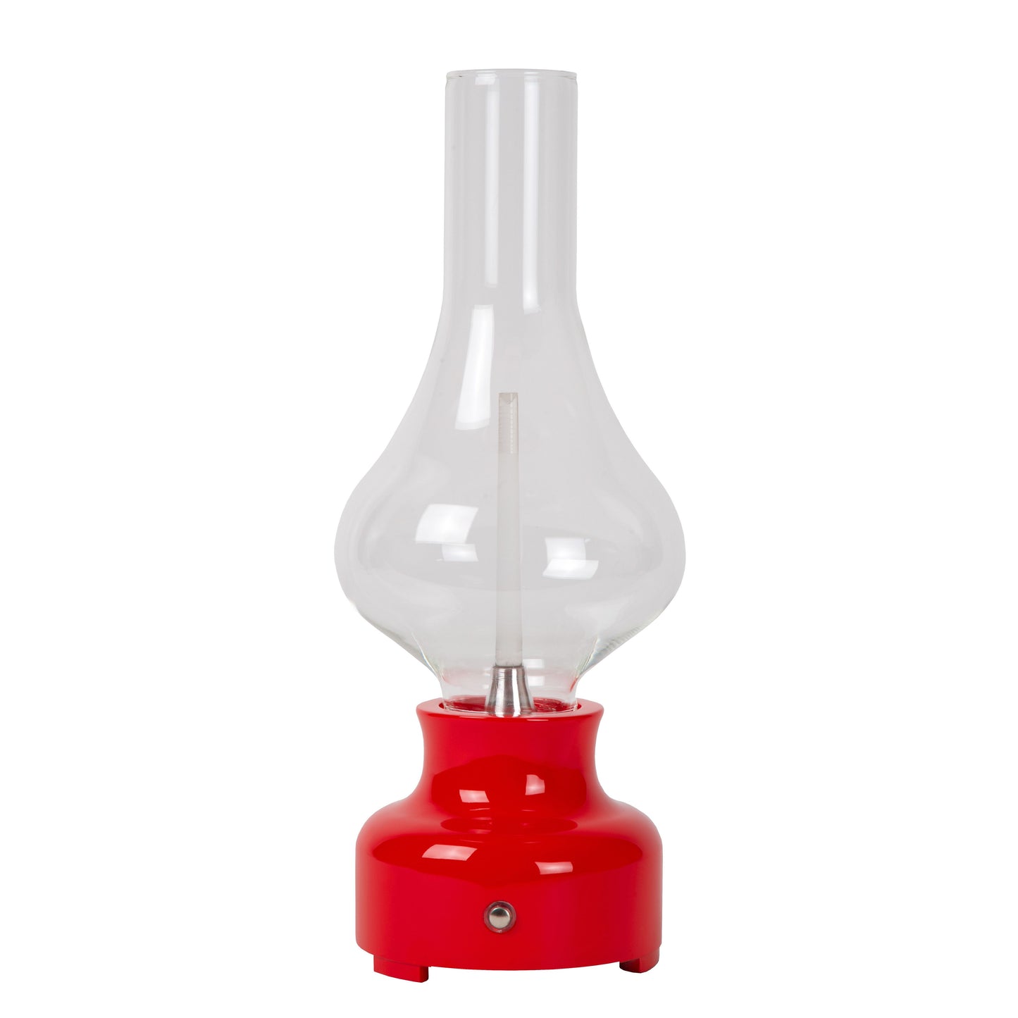 Lucide JASON - Rechargeable Table lamp - Battery pack/batteries - LED Dim. - 1x2W 3000K - 3 StepDim - Red