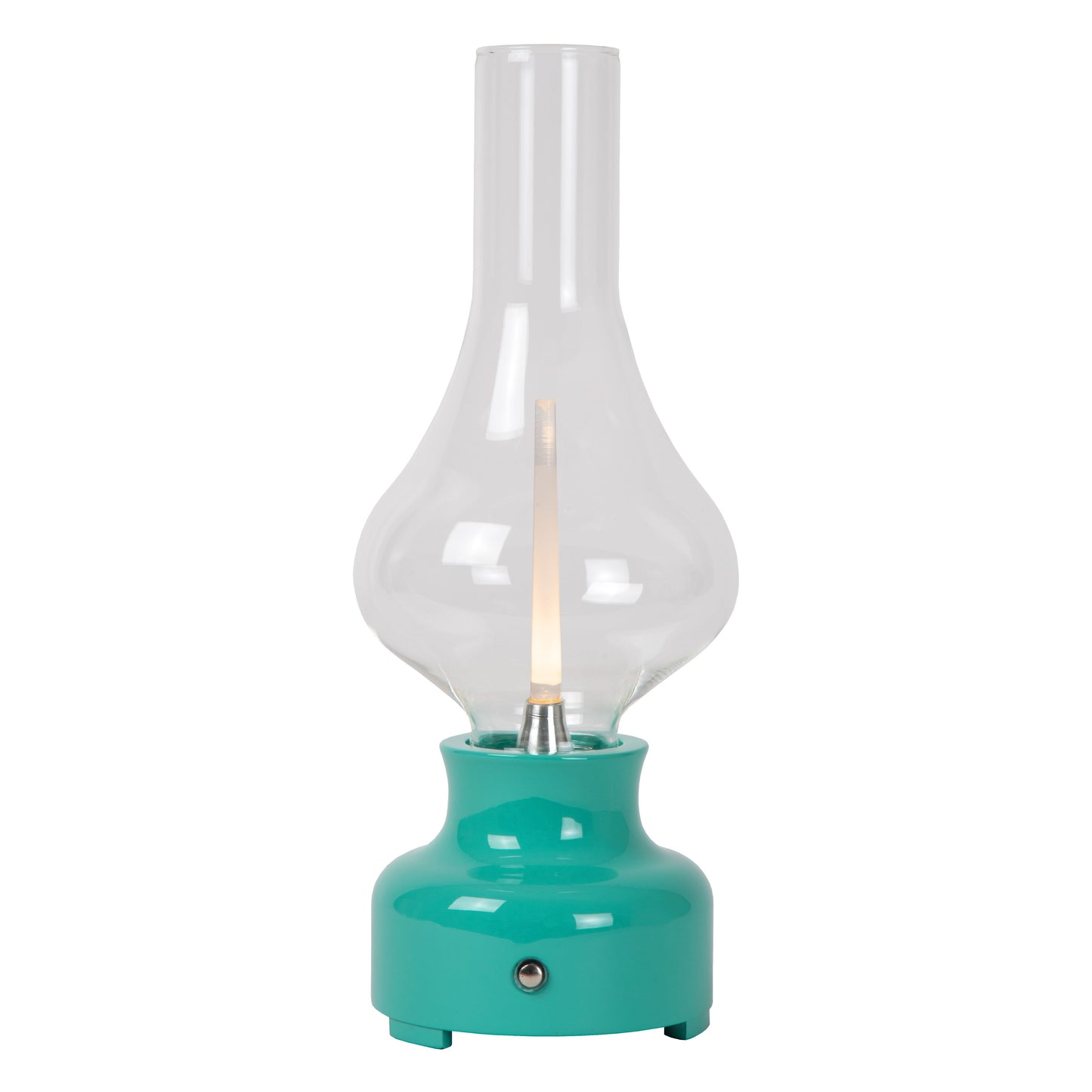 Lucide JASON - Rechargeable Table lamp - Battery pack/batteries - LED Dim. - 1x2W 3000K - 3 StepDim - Turquoise