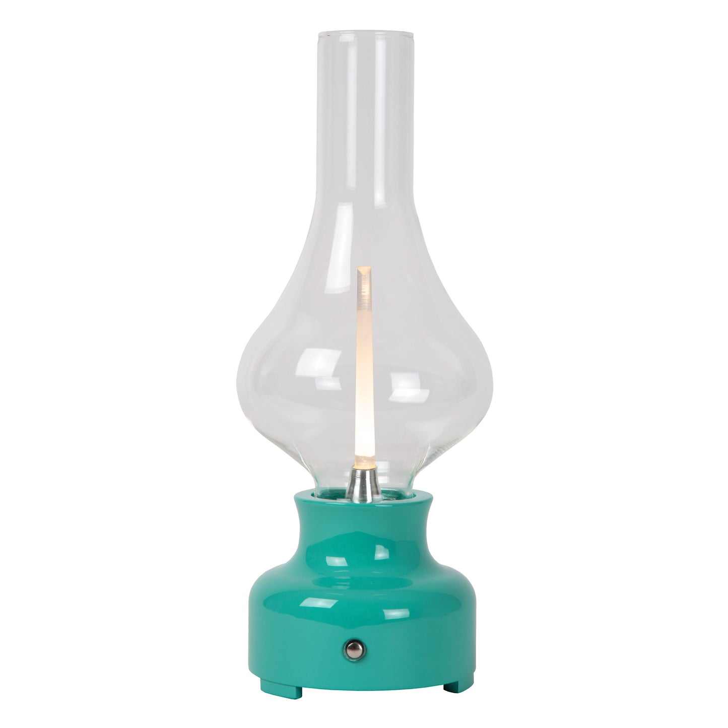 Lucide JASON - Rechargeable Table lamp - Battery pack/batteries - LED Dim. - 1x2W 3000K - 3 StepDim - Turquoise