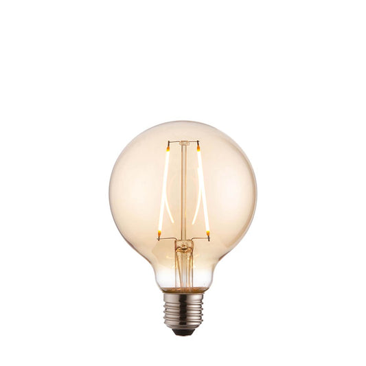 E27 LED filament globe 95mm dia