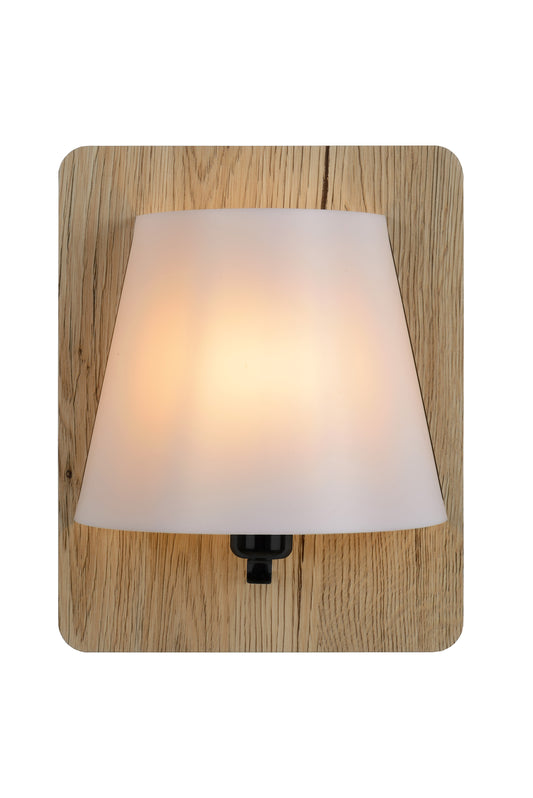 Lucide IDAHO - Wall light - 1xE14 - Light wood