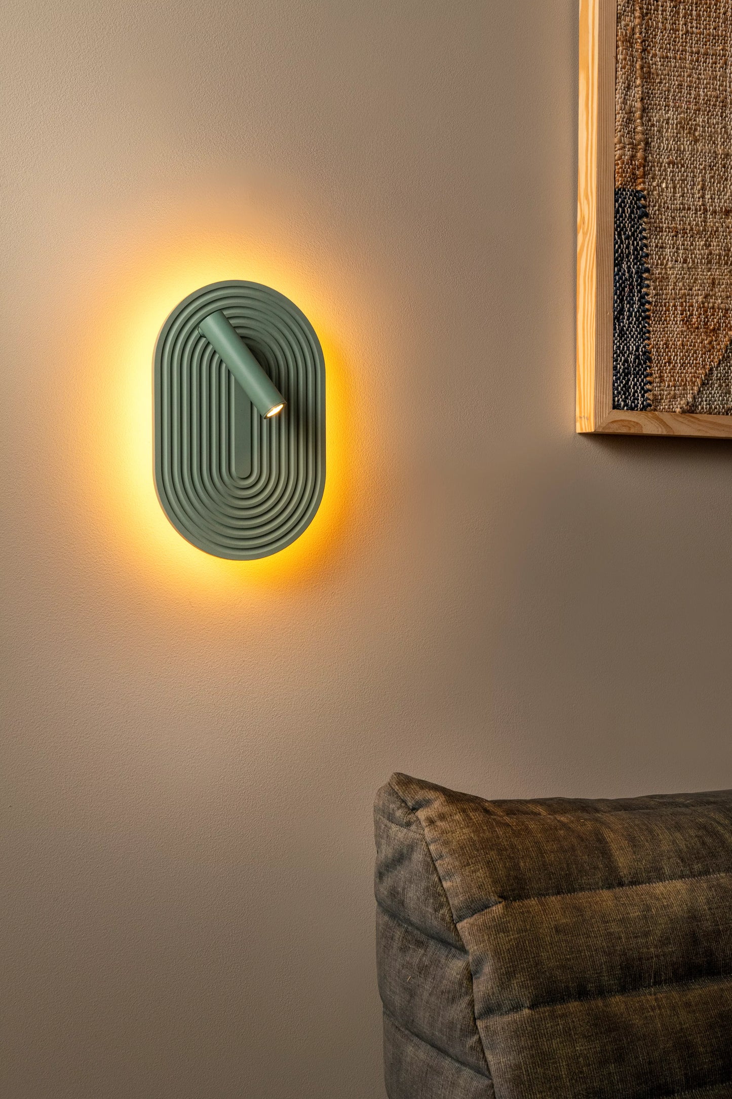 Lucide CARMINO - Wall light - LED - 2700K - Green | Essential