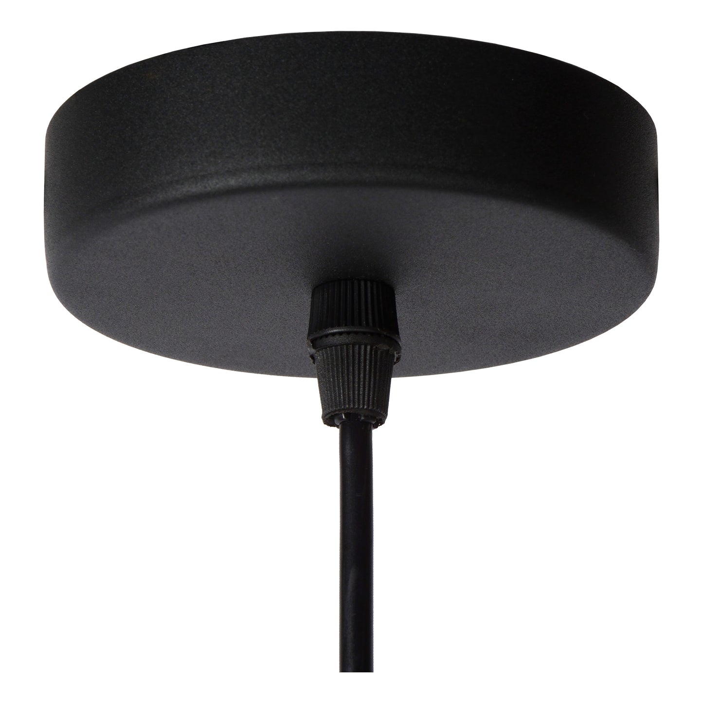 Lucide ZIDANE - Pendant light - Ø 76 cm - 1xE27 - Black