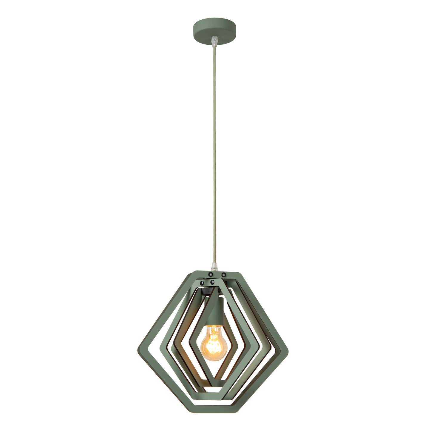 Lucide MAURO - Pendant light Children - 1xE27 - Green