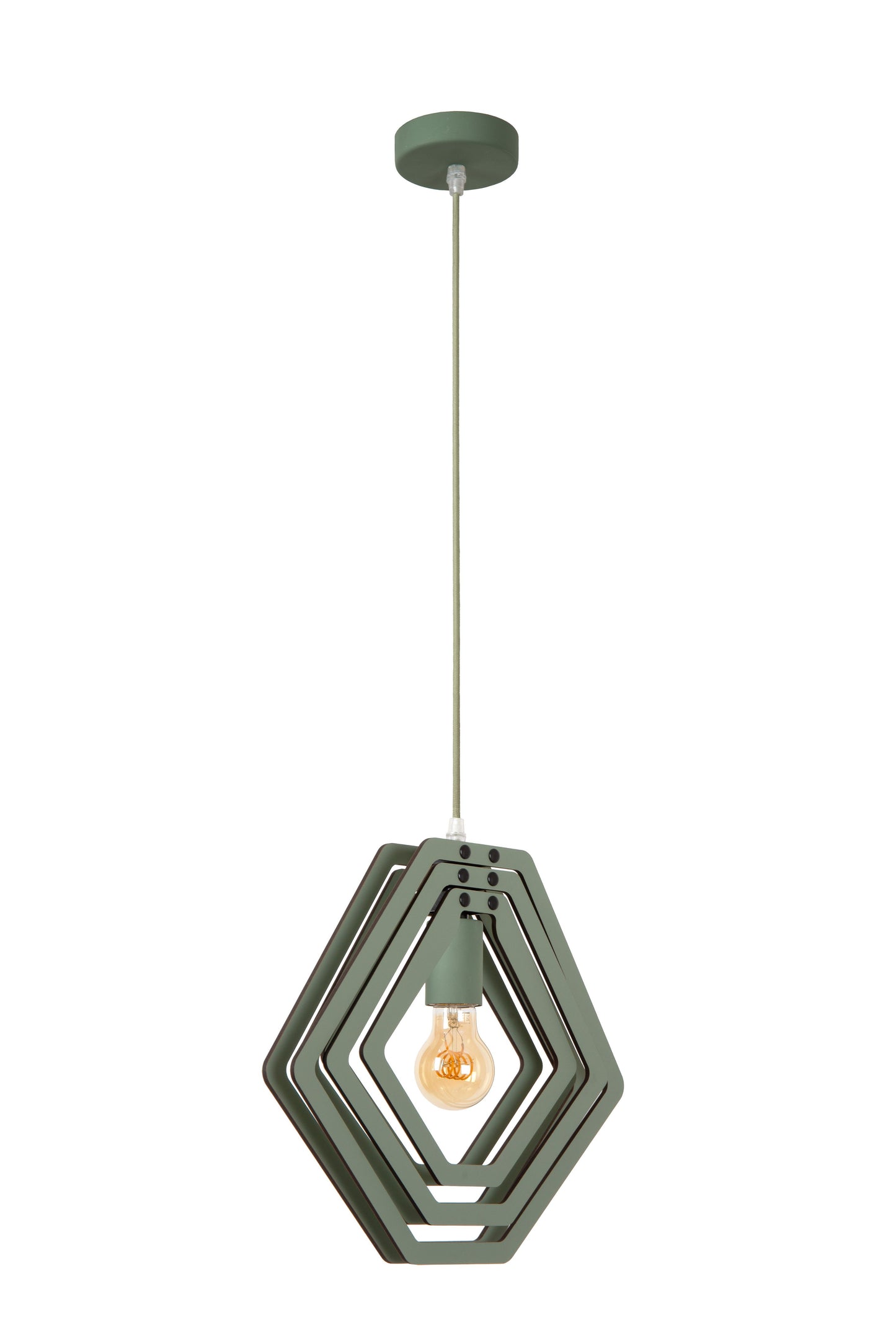 Lucide MAURO - Pendant light Children - 1xE27 - Green