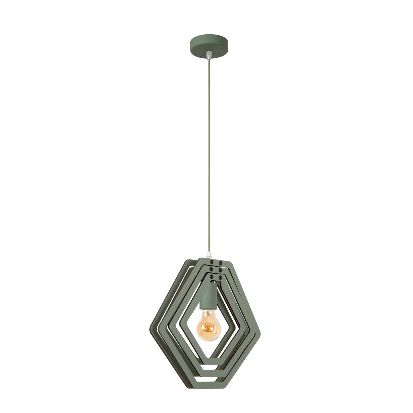 Lucide MAURO - Pendant light Children - 1xE27 - Green