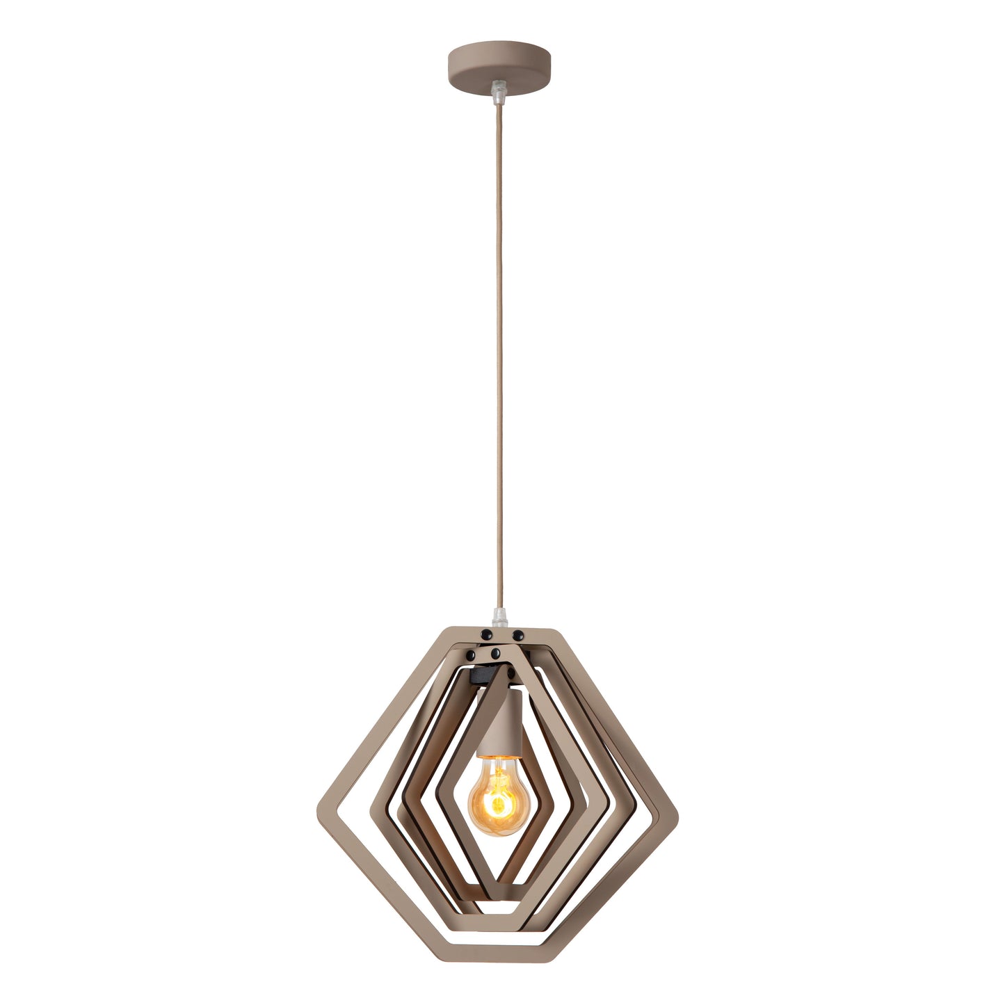 Lucide MAURO - Pendant light Children - 1xE27 - Taupe