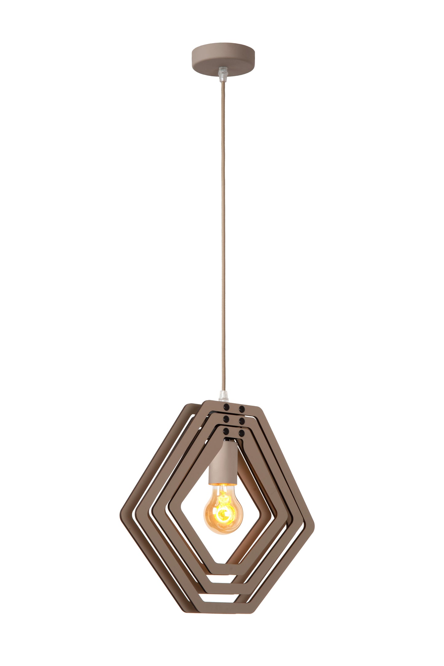 Lucide MAURO - Pendant light Children - 1xE27 - Taupe