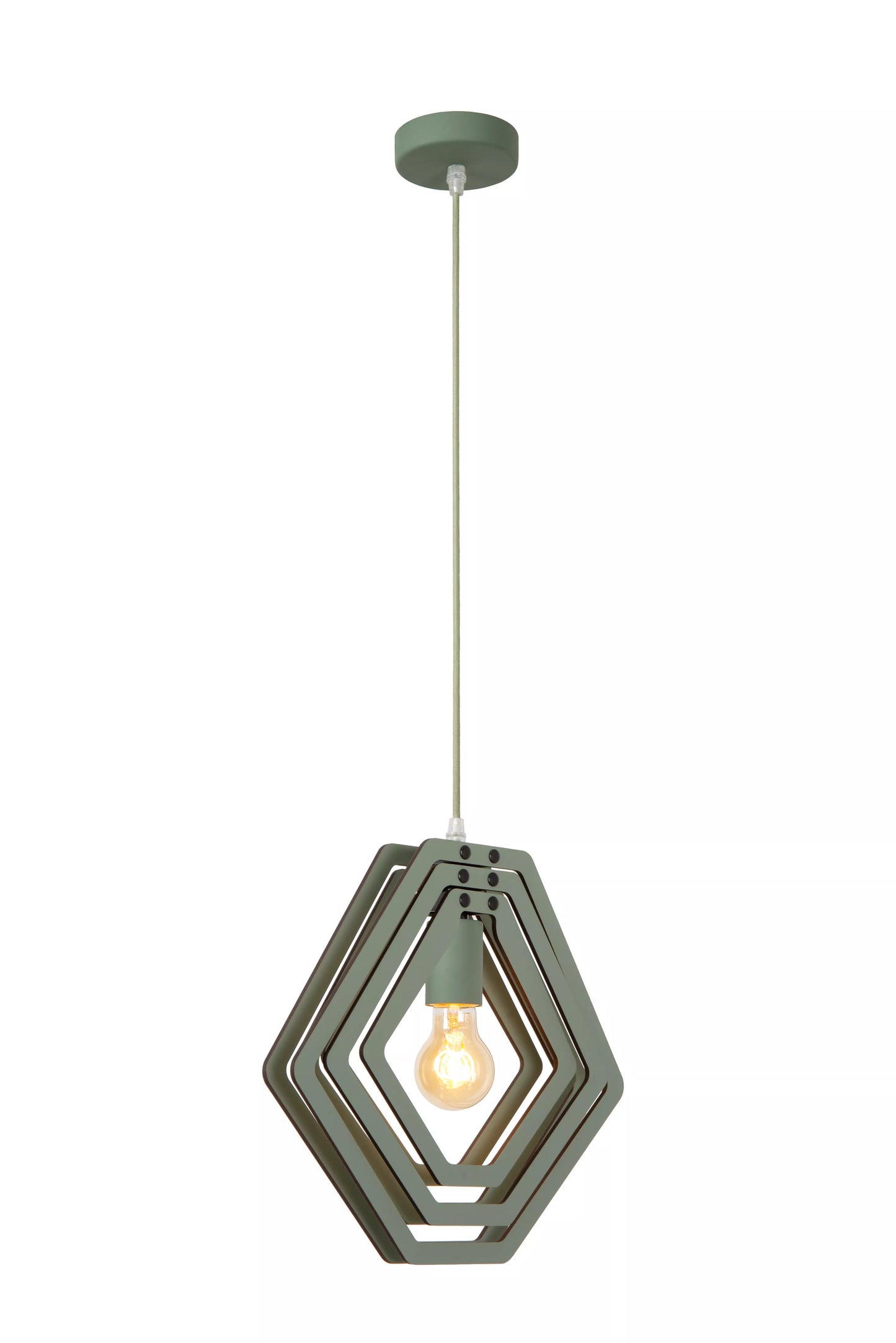 Lucide MAURO - Pendant light Children - 1xE27 - Green