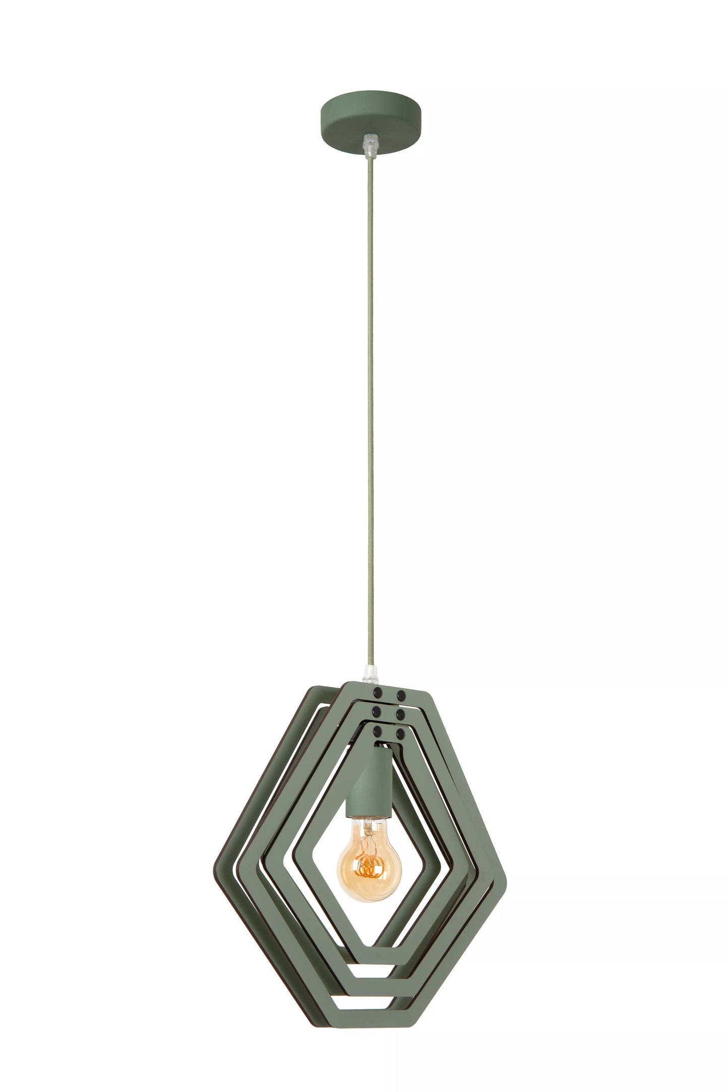 Lucide MAURO - Pendant light Children - 1xE27 - Green