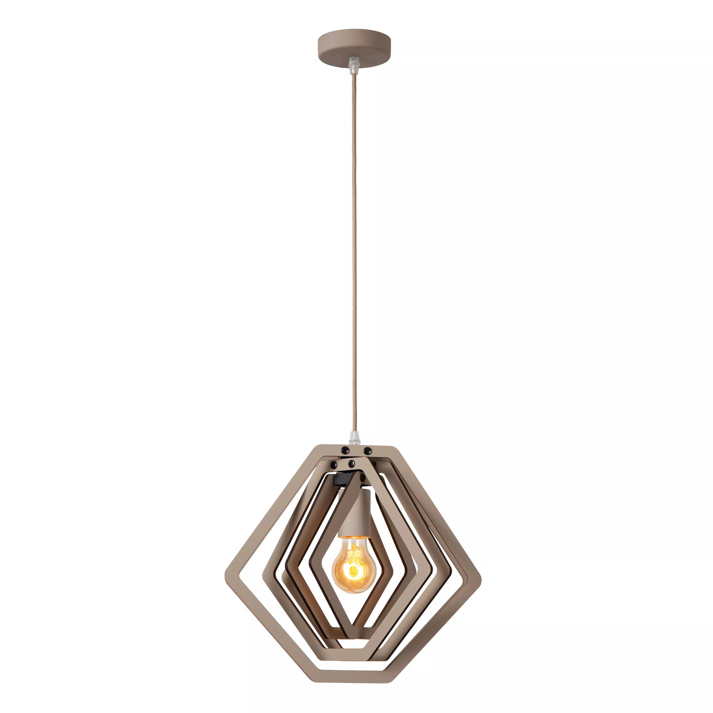 Lucide MAURO - Pendant light Children - 1xE27 - Taupe