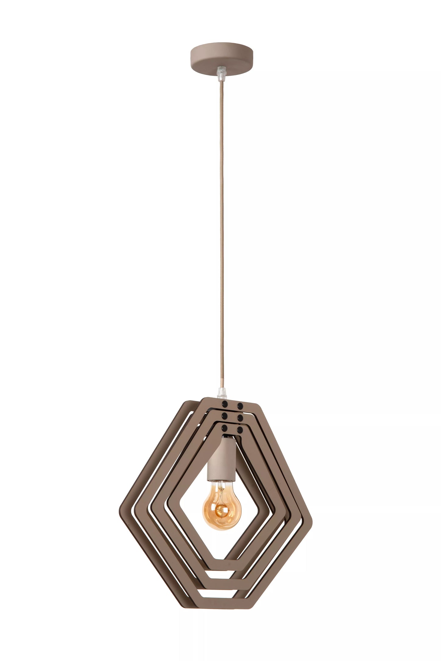 Lucide MAURO - Pendant light Children - 1xE27 - Taupe