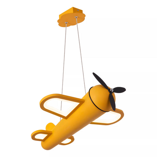 Lucide FOKKER - Pendant light Children - LED - 1x28W 2500K - Yellow