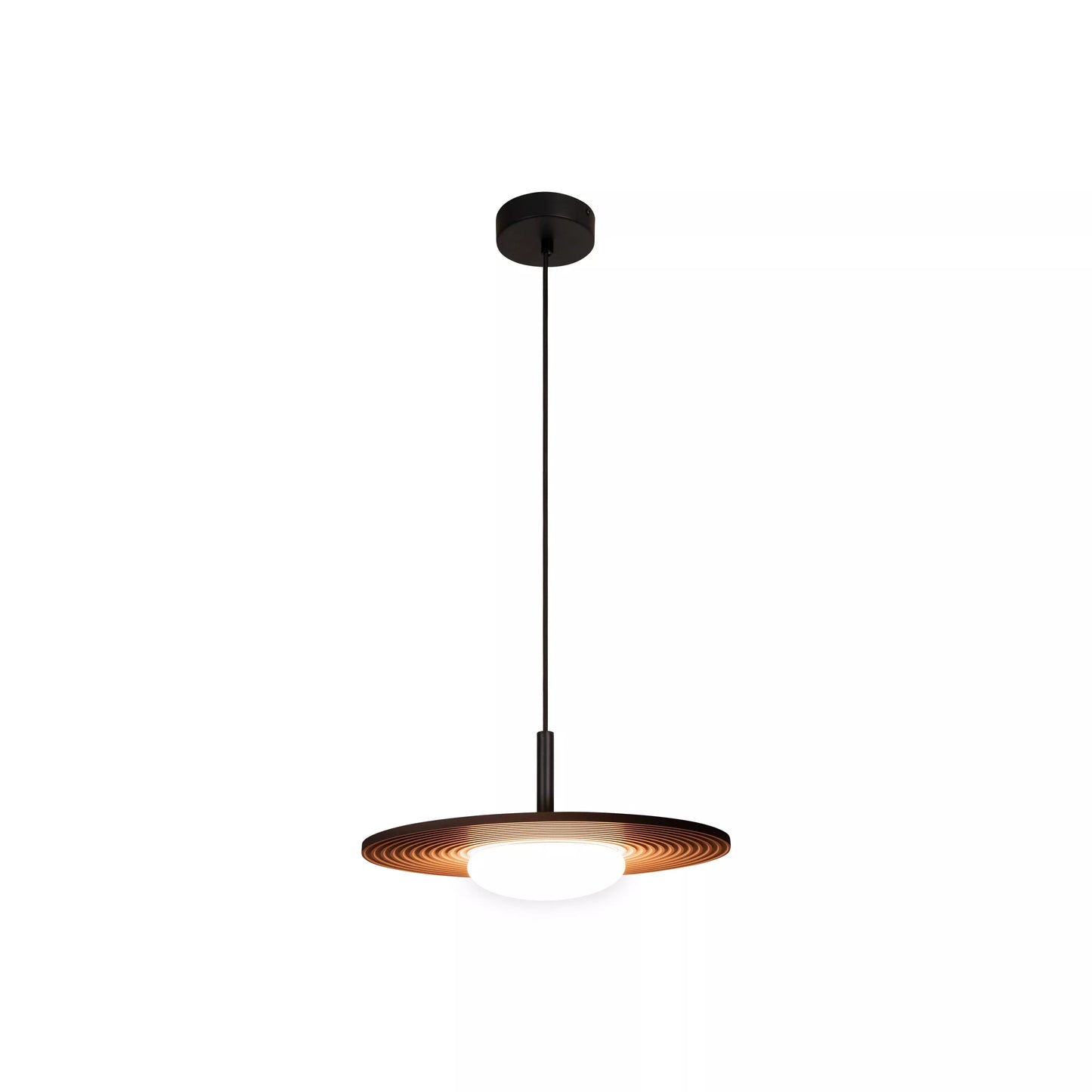 Lucide CARMINO - Pendant light - Ø 38,7 cm - LED - 1x8W 2700K - Terracotta | Essential