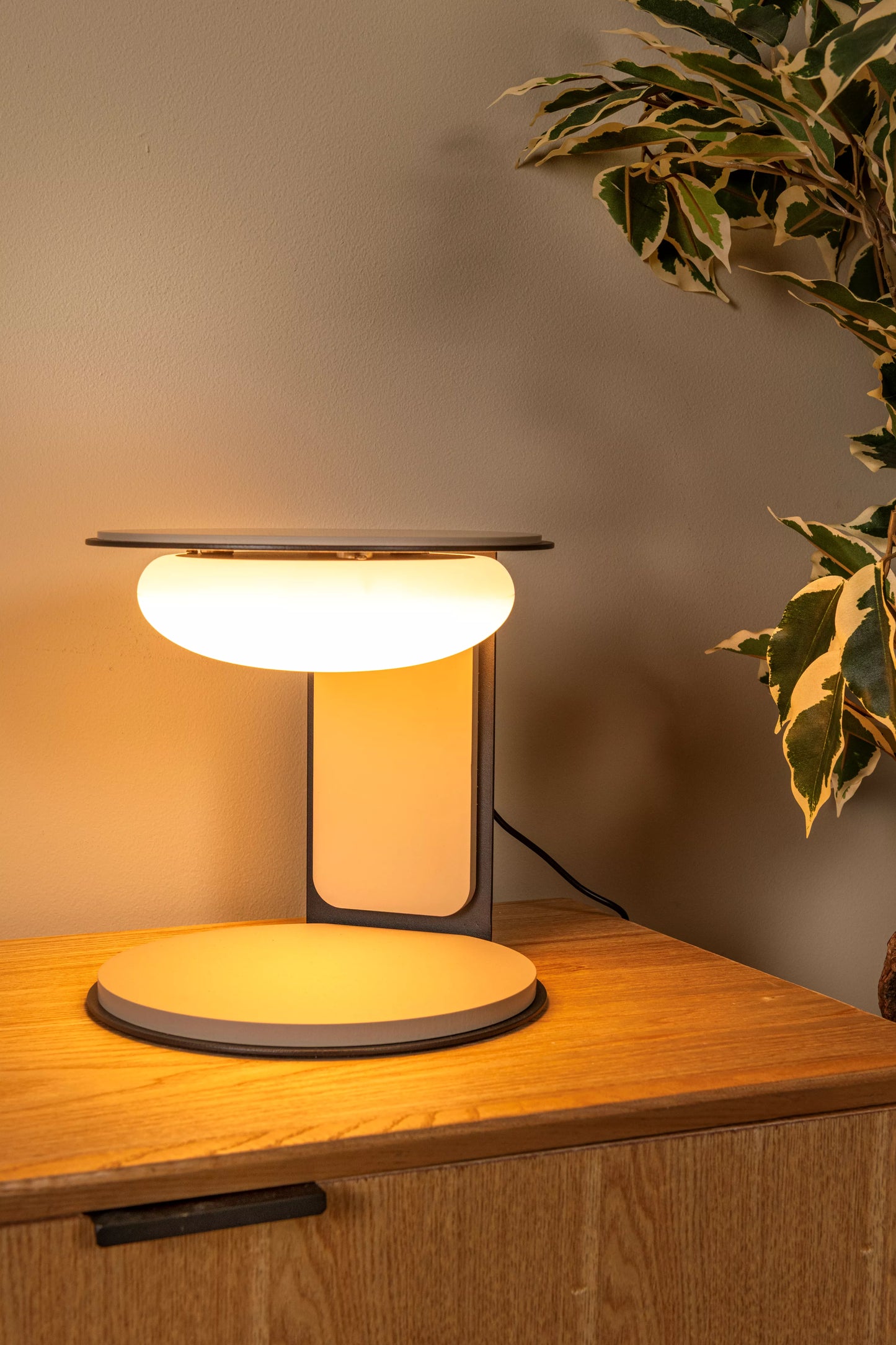 Lucide ALINDA - Table lamp - Ø 20 cm - LED Dim. - 1x9W 3000K - Taupe | Essential