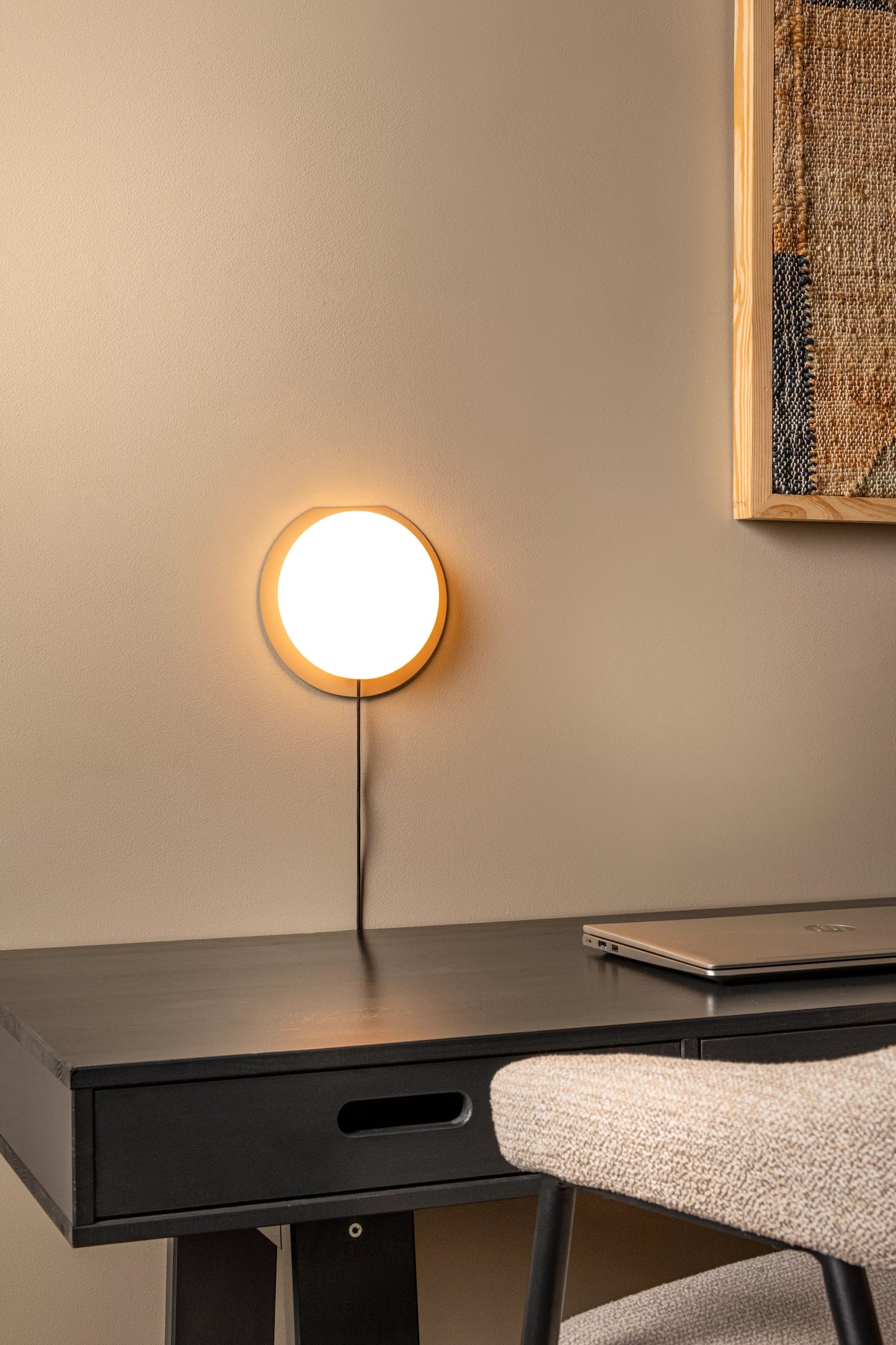 Lucide ALINDA - Table lamp - Ø 20 cm - LED Dim. - 1x9W 3000K - Taupe | Essential