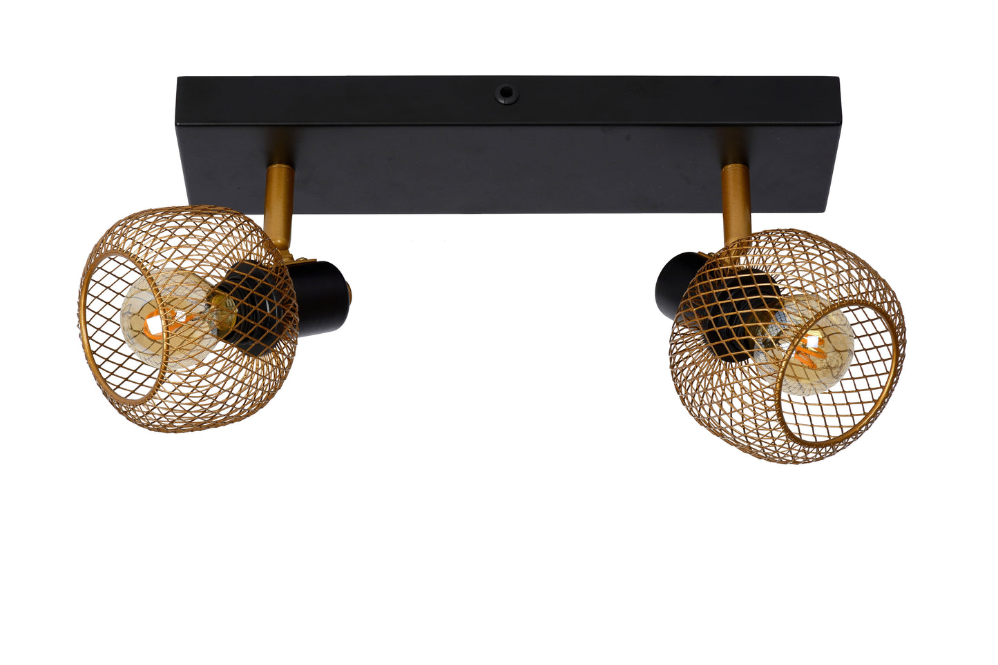 Lucide MAREN - Ceiling spotlight - 2xE14 - Matt Gold / Brass