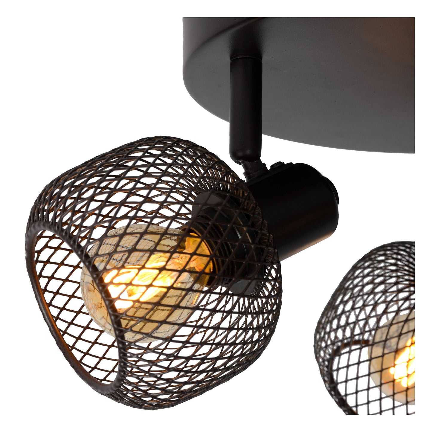 Lucide MAREN - Ceiling spotlight - Ø 37 cm - 3xE14 - Black