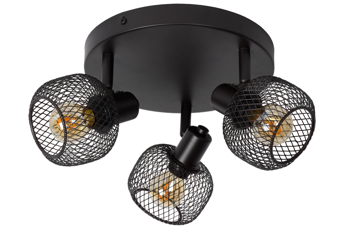 Lucide MAREN - Ceiling spotlight - Ø 37 cm - 3xE14 - Black