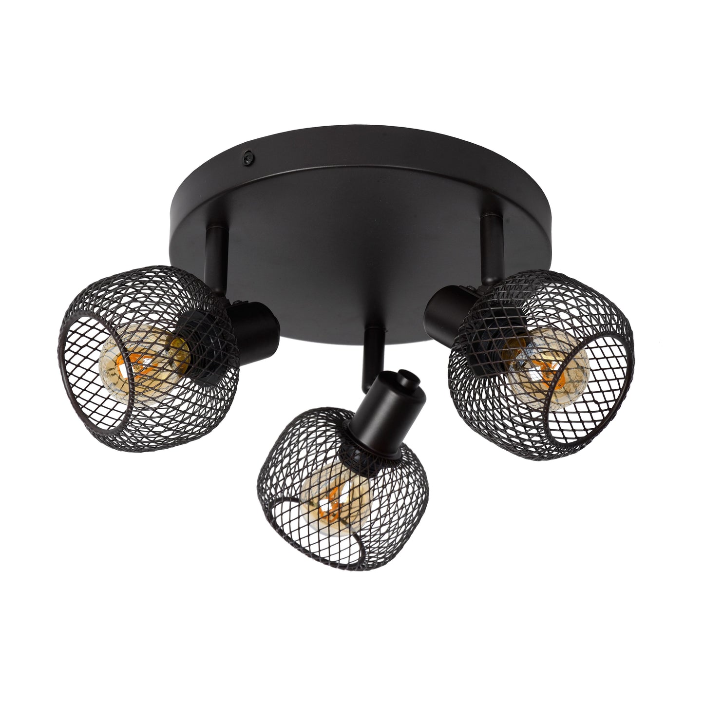 Lucide MAREN - Ceiling spotlight - Ø 37 cm - 3xE14 - Black