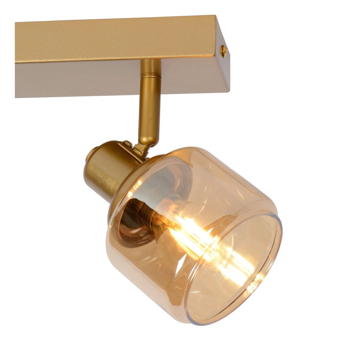 Lucide BJORN - Ceiling spotlight - 2xE14 - Matt Gold / Brass