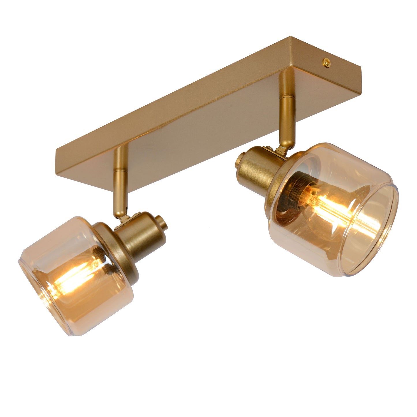 Lucide BJORN - Ceiling spotlight - 2xE14 - Matt Gold / Brass