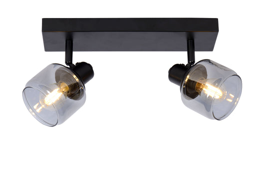 Lucide BJORN - Ceiling spotlight - 2xE14 - Black