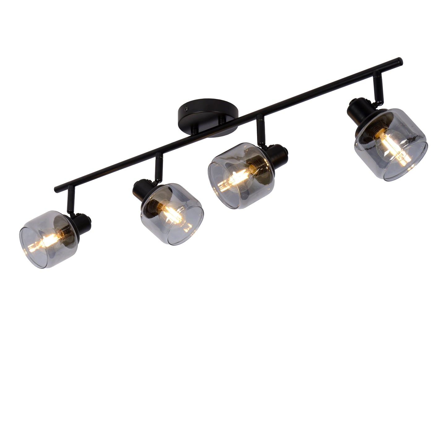 Lucide BJORN - Ceiling spotlight - 4xE14 - Black