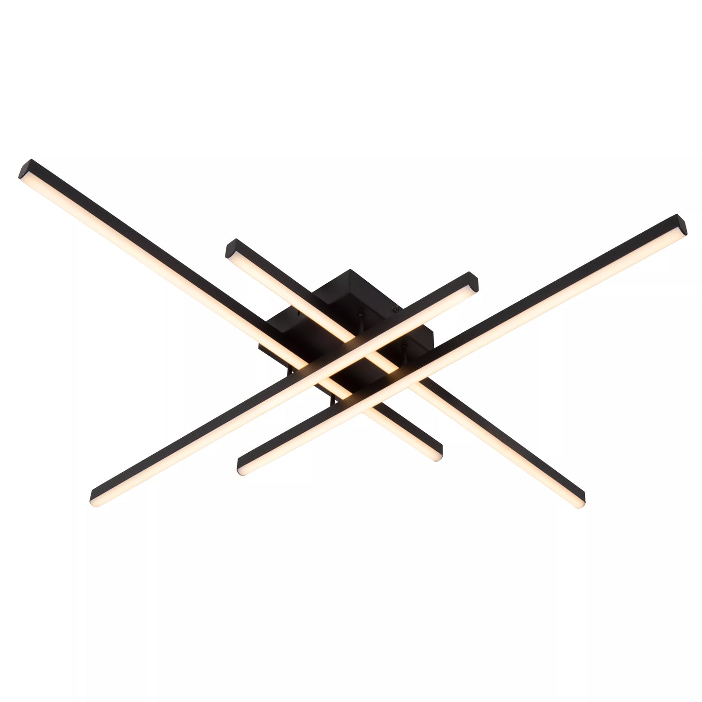 Lucide NOVAK - Flush ceiling light - LED Dim. - CCT - 1x42W 2700K/4000K - Black