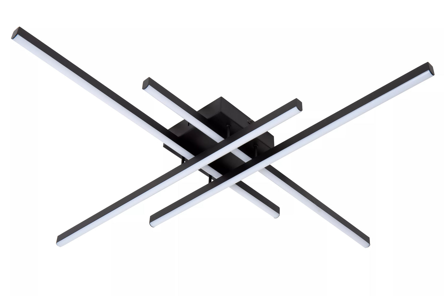 Lucide NOVAK - Flush ceiling light - LED Dim. - CCT - 1x42W 2700K/4000K - Black