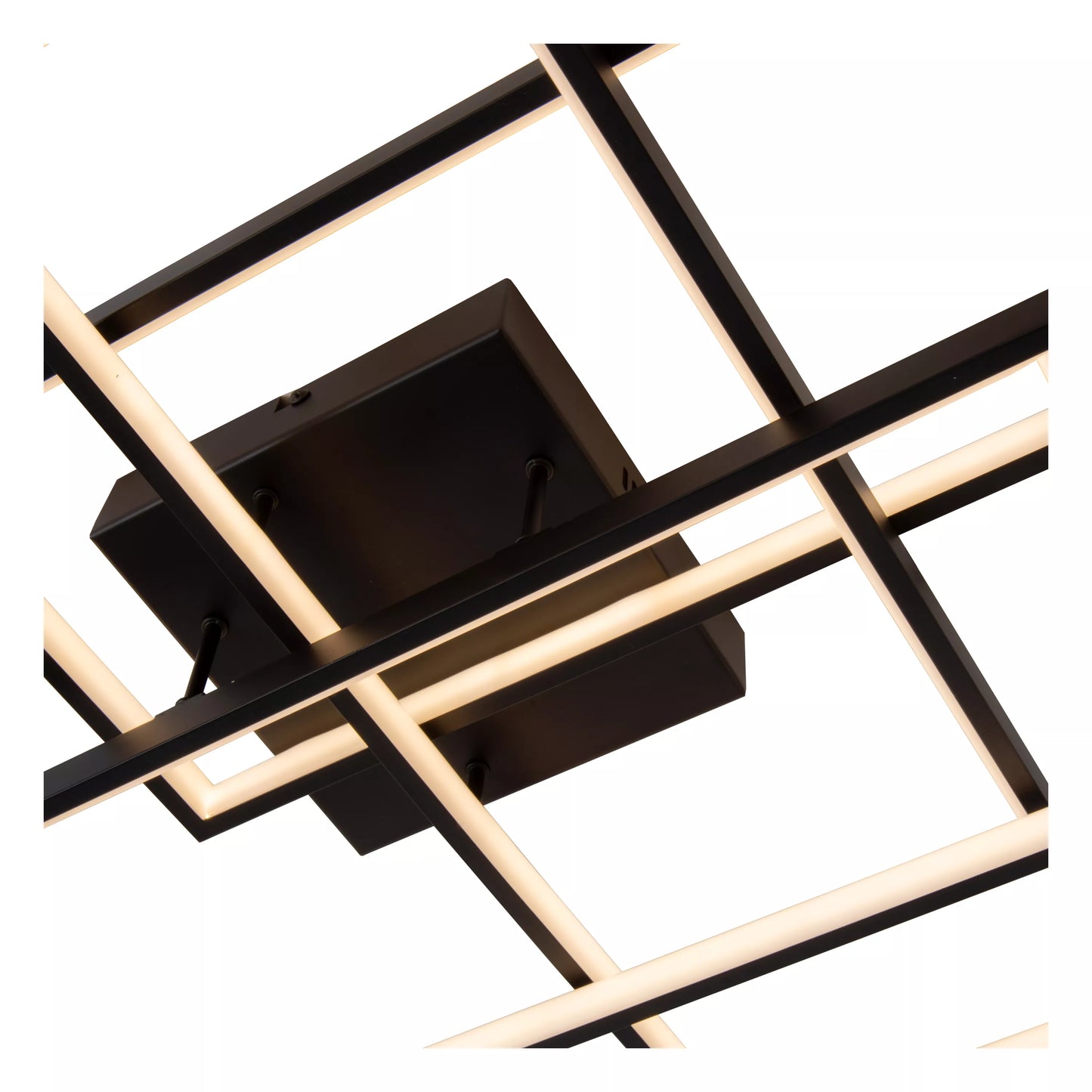 Lucide LOKERO - Flush ceiling light - LED Dim. - CCT - 1x60W 2700K/4000K - Black