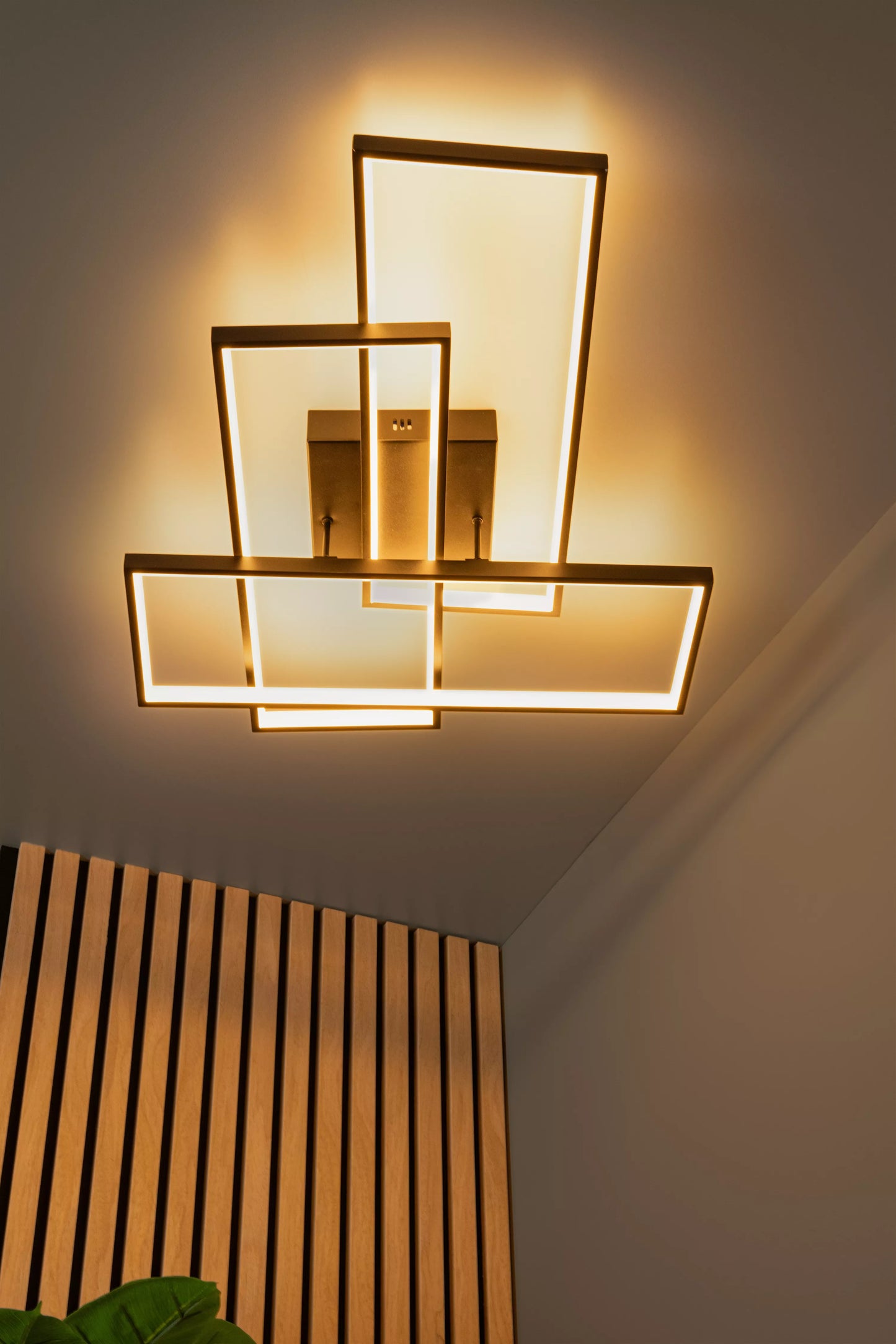 Lucide LOKERO - Flush ceiling light - LED Dim. - CCT - 1x60W 2700K/4000K - Black