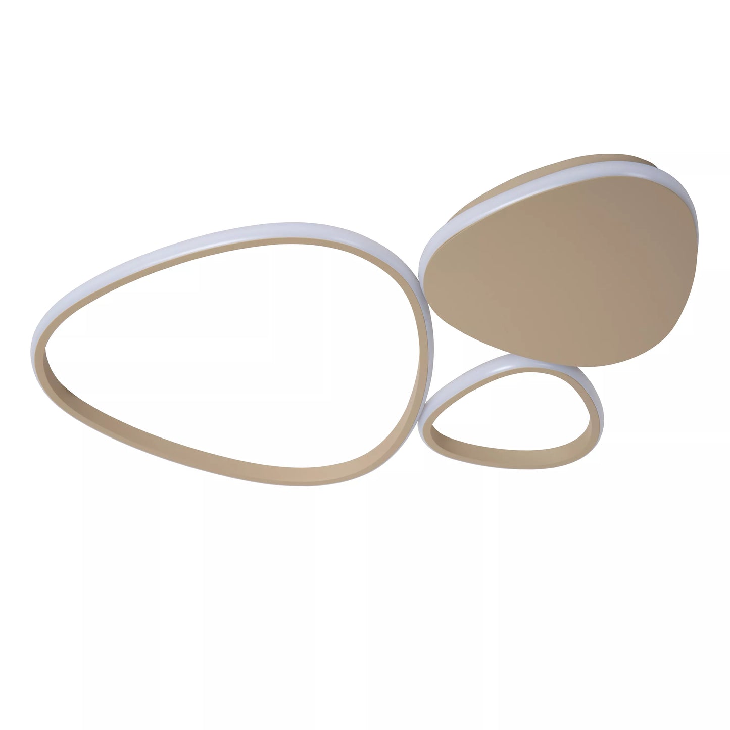 Lucide SAMLING - Flush ceiling light - LED Dim. - CCT - 1x30W 2700K/4000K - Taupe
