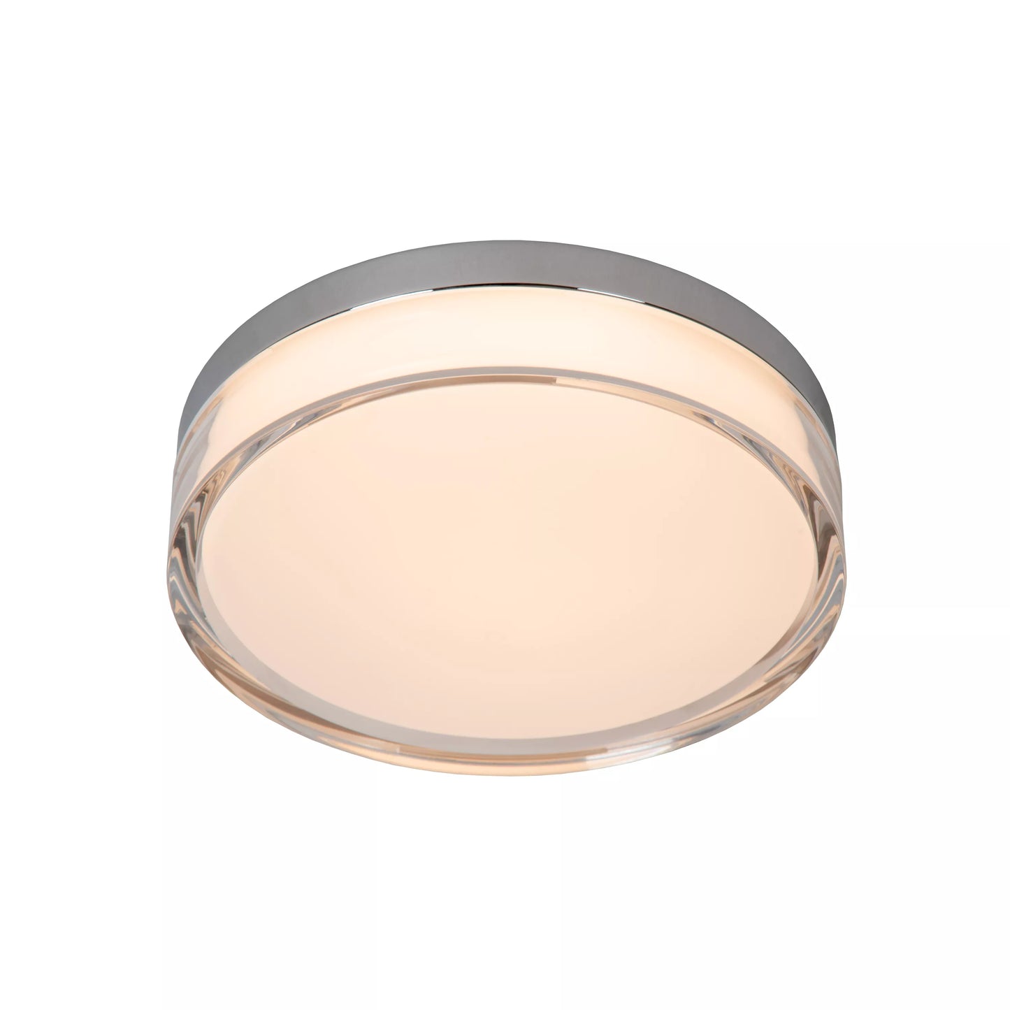 Lucide PLANO - Flush ceiling light Bathroom - Ø 23 cm - LED Dim. - CCT - 1x11W 2700K/4000K - IP44 - Opal