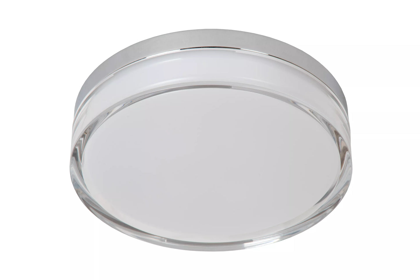 Lucide PLANO - Flush ceiling light Bathroom - Ø 23 cm - LED Dim. - CCT - 1x11W 2700K/4000K - IP44 - Opal