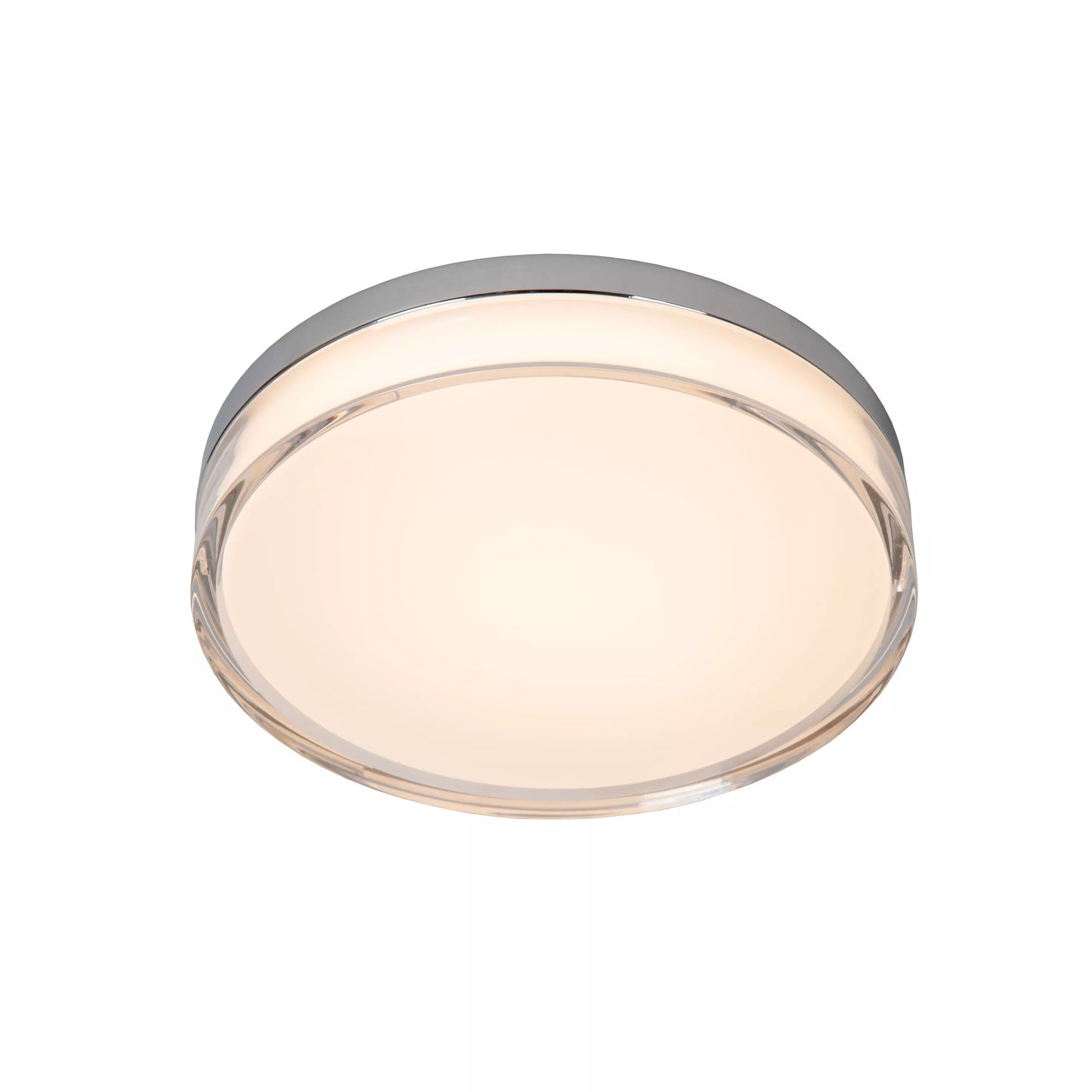 Lucide PLANO - Flush ceiling light Bathroom - Ø 28 cm - LED Dim. - CCT - 1x16W 2700K/4000K - IP44 - Opal