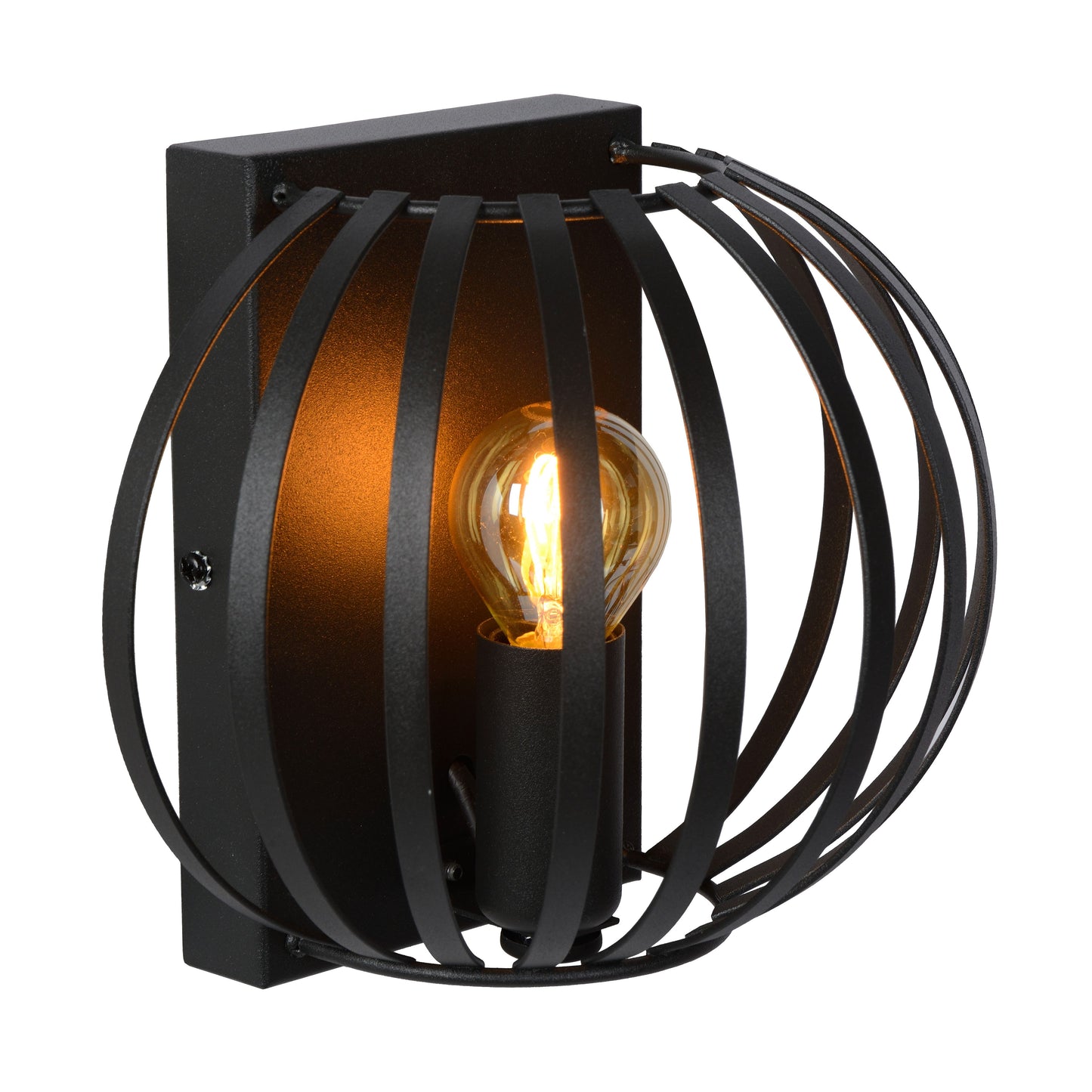 Lucide MANUELA - Wall light - 1xE14 - Black