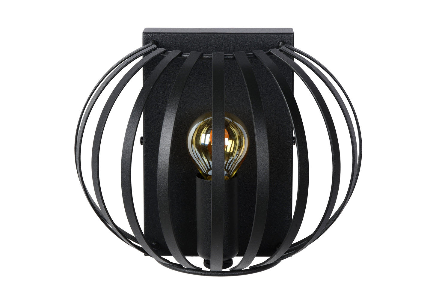 Lucide MANUELA - Wall light - 1xE14 - Black