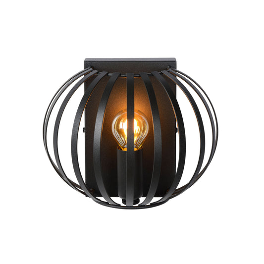 Lucide MANUELA - Wall light - 1xE14 - Black