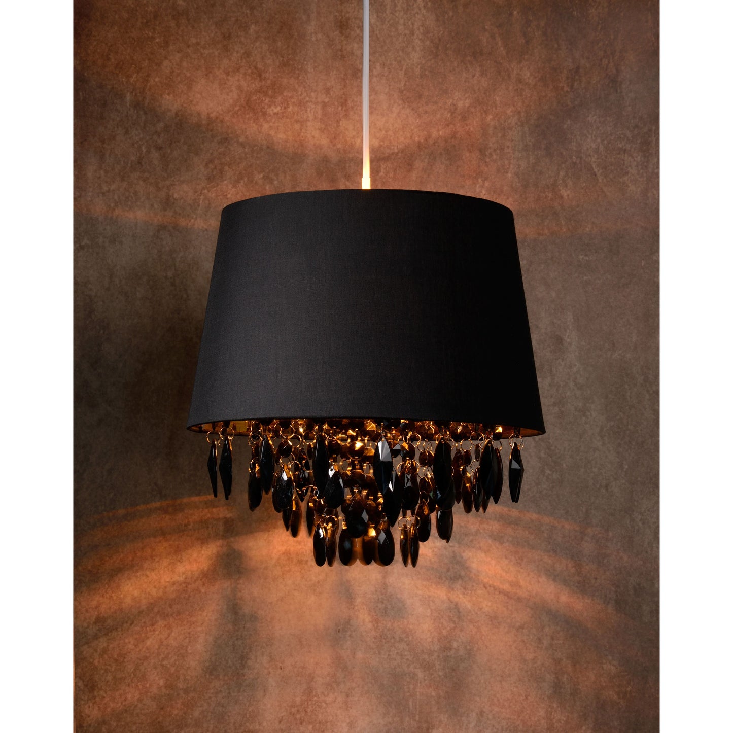 Lucide DOLTI - Pendant light - Ø 30 cm - 1xE27 - Black