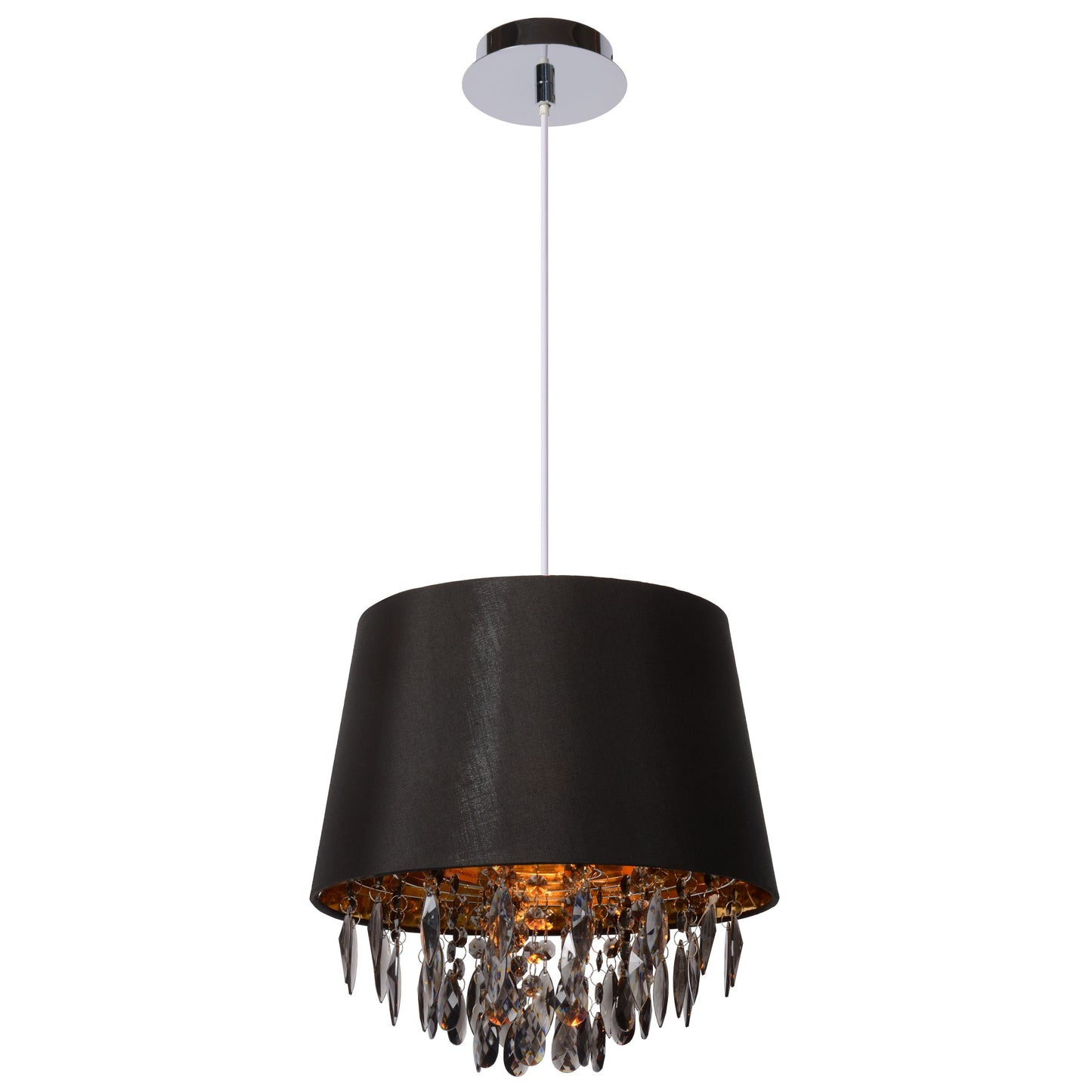 Lucide DOLTI - Pendant light - Ø 30 cm - 1xE27 - Black