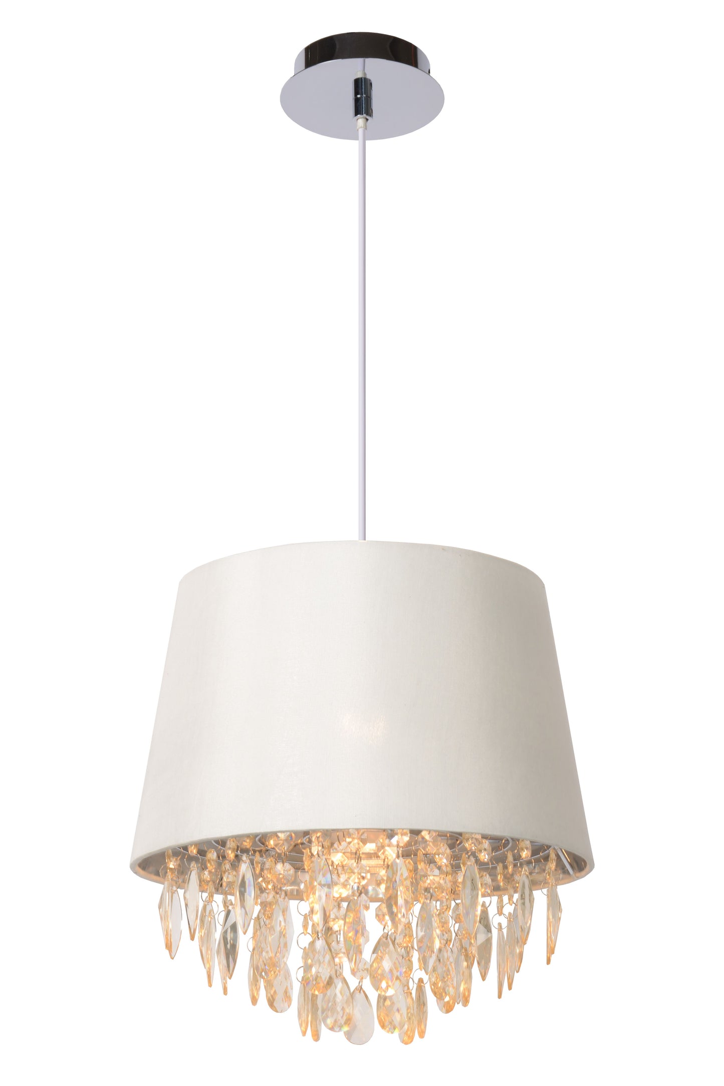 Lucide DOLTI - Pendant light - Ø 30 cm - 1xE27 - White