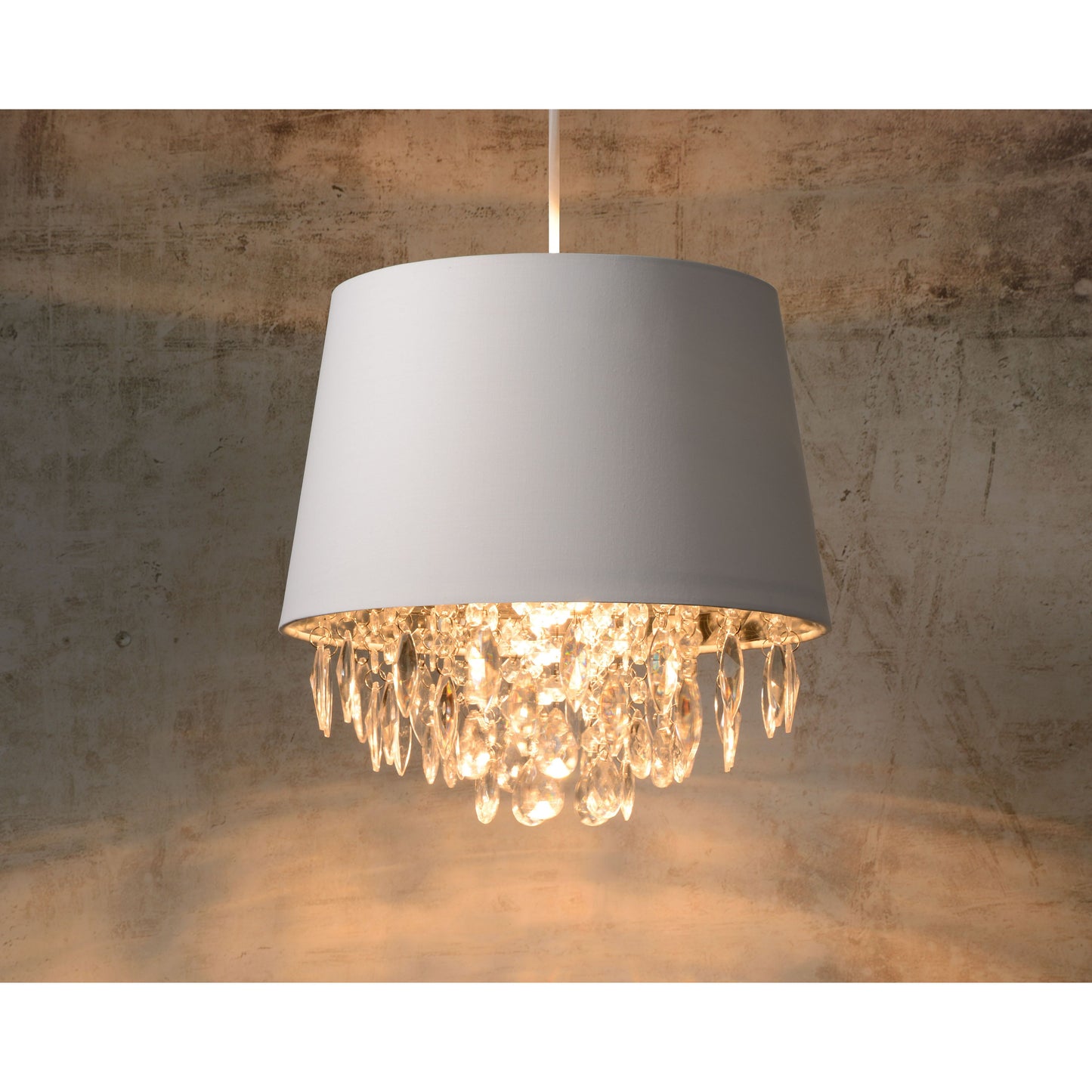 Lucide DOLTI - Pendant light - Ø 30 cm - 1xE27 - White